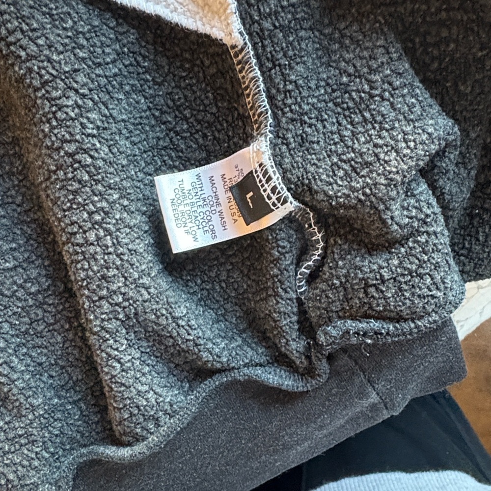 Aviator Nation Colorblock Black and White Unisex Crewneck Sweater ~ Size Large - Picture 6 of 8